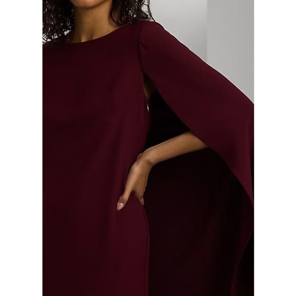 NEW Lauren Ralph Lauren Women's 8 Cape Georgette Cocktail Dress • Reg Price $195 - Picture 5 of 5